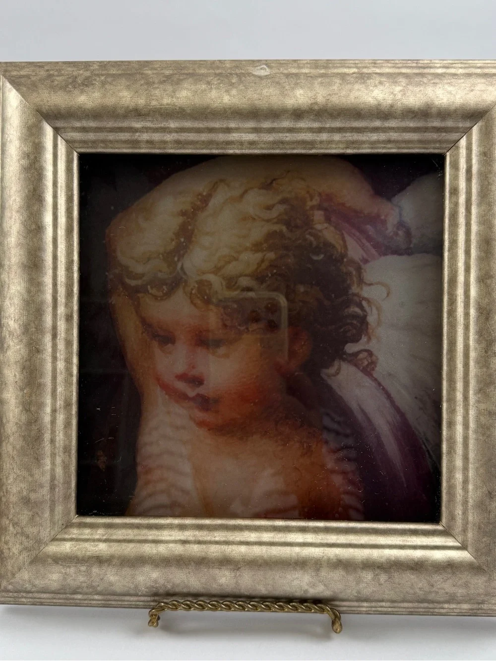 Print Pair of Angel Cherub Wall Panels, Empire Art Framed Decor, Classical Style